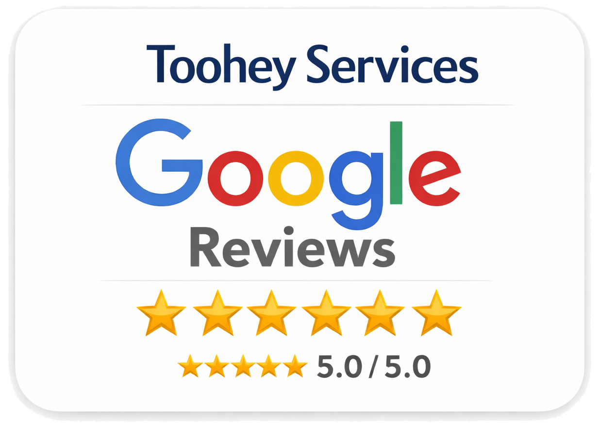 Toohey Services Google Reviews