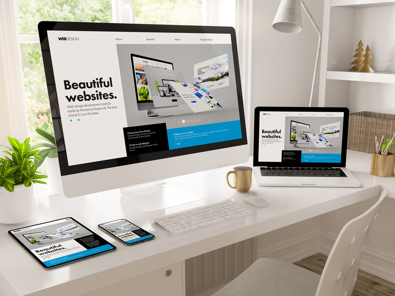Custom Web Design Slider Image